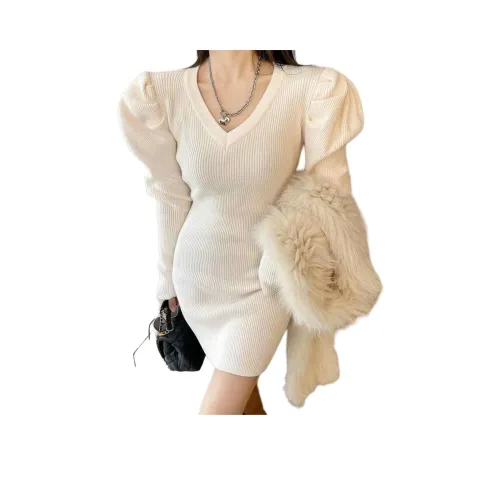 VINMUK Длинное платье с длинными рукавами женское