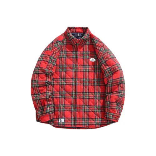 KSEK Red Unisex Jackets KSEK Красный Унисекс Куртки