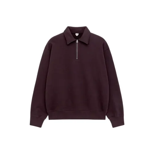 ARKET Мужские Свитшоты Бордового Цвета