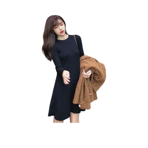 VINMUK Длинное платье с длинными рукавами женское