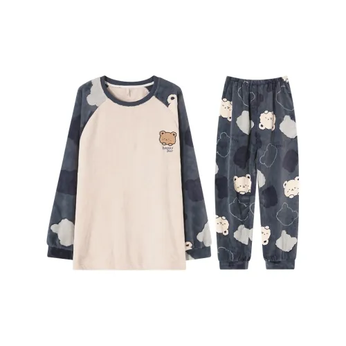 Tini Blue Цвет изображения Мужской Пижамные комплекты