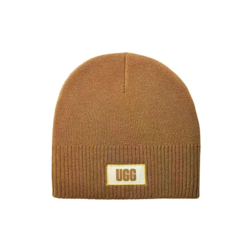 UGG Полиэстер Beanies Мужской Каштановый Черный