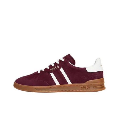 Polo Ralph Lauren Heritage Aera Low Скейтборд Кроссовки Женские Бордовый