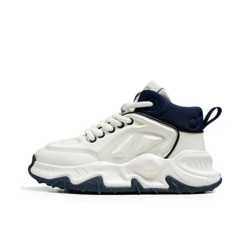 PNKE Устойчивый к истиранию Дышащий Slip-resistant MID Топ Толстая подошва Кроссовки Мужские