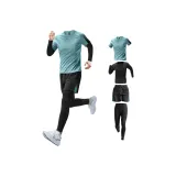 Зеленый, короткий рукав, комплект из 4 штук