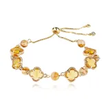 Браслет "Счастливый клевер" - Золото