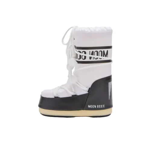MOON BOOT Противоскользящий Водонепроницаемый Термобутсы Черный Белый Детский