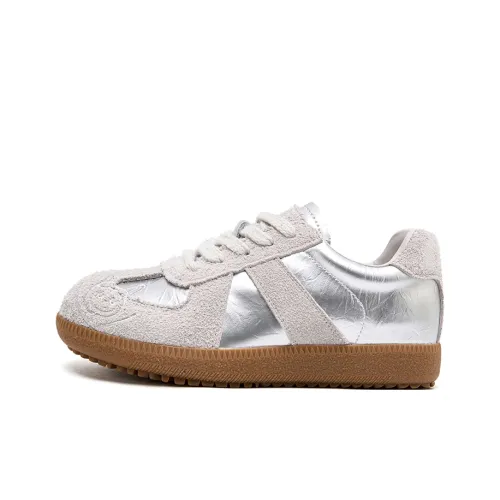 MALEMONKEY Немецкие армейские кроссовки Женские Белые Кроссовки