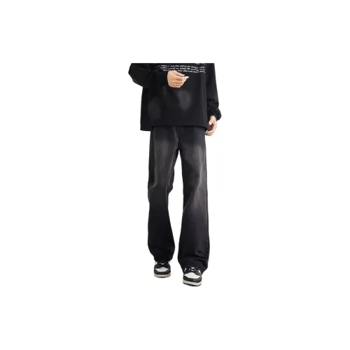 GOYN Мужские черные джинсы