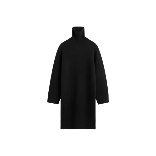 TOTEME Длинное платье с длинными рукавами женское