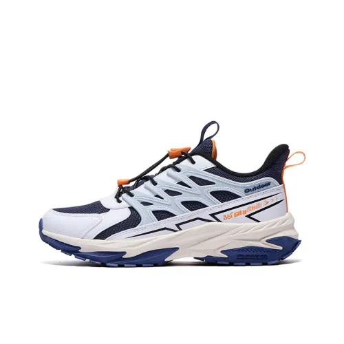 361°KIDS Уличная обувь Низкий топ Светло-синий 361 градус Белый Грязно-серый Синий Для школьников