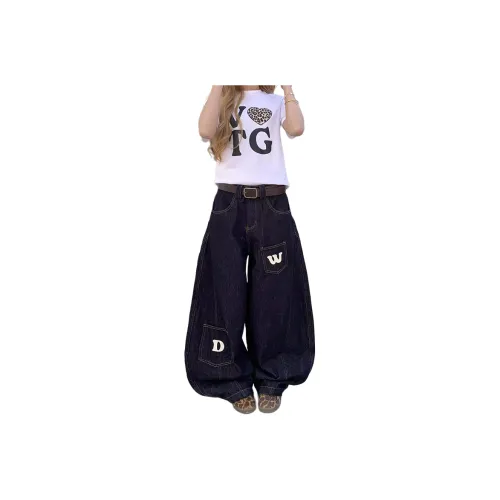 PANDA ADEVIL Джинсы синий унисекс джинсовый материал