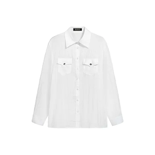 AHDO Белые Женские Рубашки