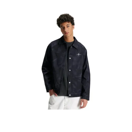 SEVEN FOR ALL MANKIND Мужские черные куртки