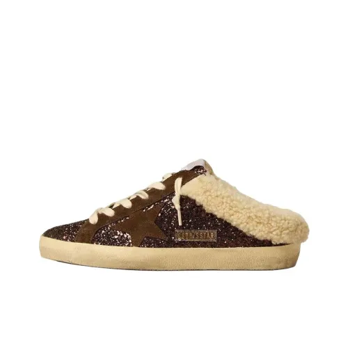 Golden Goose Супер Звезда Sabot Домашние тапочки Женские Коричневый