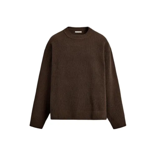 ZARA Коричневый Мужской Трикотаж