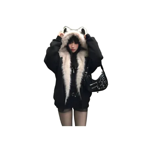 MUCCHIC Черный Женский Пуховик