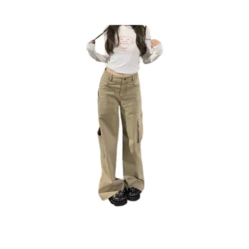 HKPXR Хаки Женские Джинсы