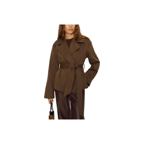 Reformation Jaden Cropped Trench Coat Women's