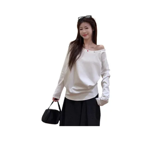 CASTLE WOODS Белый Женские T-рубашки