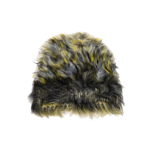 DIESEL Полиамид Шапки-бини Женские СЕРЫЙ ЖЕЛТЫЙ ЗЕЛЕНЫЙ