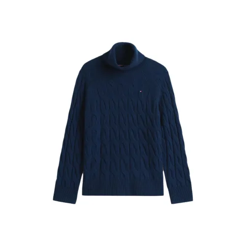 Tommy Hilfiger Темно-синие женские свитеры