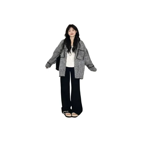 MUCCHIC Серый Женский Трикотаж