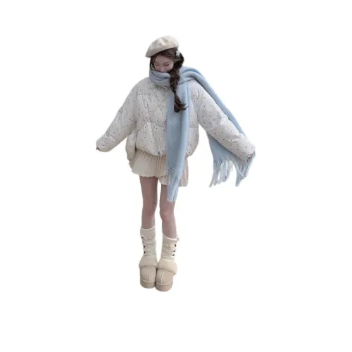 Dippanis Белый Женские пуховики