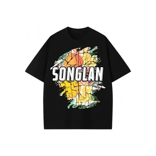 SONGLAN Черный Унисекс T-рубашки