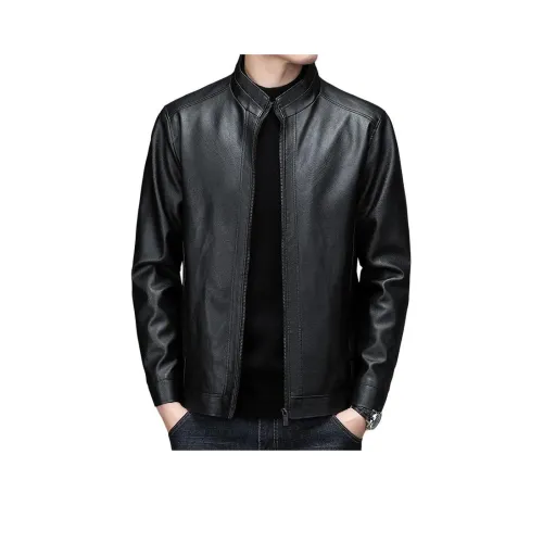 Vintage Cars Без подкладки Кожа Куртка Мужская