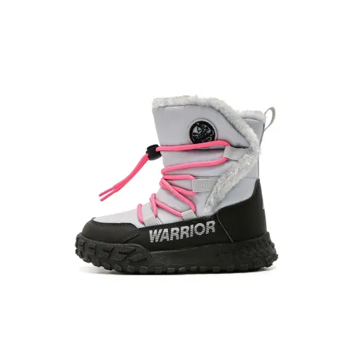 Warrior Термический Увеличивающий Высоту Устойчивый к Износу Противоскользящий Высокий Топ Детские Зимние Сапоги