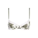 1 бюстгальтер - Желтый Bird и Пион - Белый