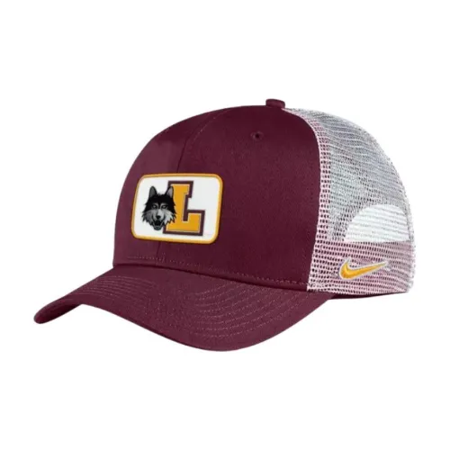 Nike Хлопковая ткань Кепки Унисекс Каштановый