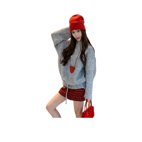 XIANSINIAO Серый Женский Трикотаж