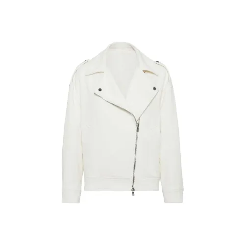 BRUNELLO CUCINELLI FW23 Куртки и пальто Женские Белые