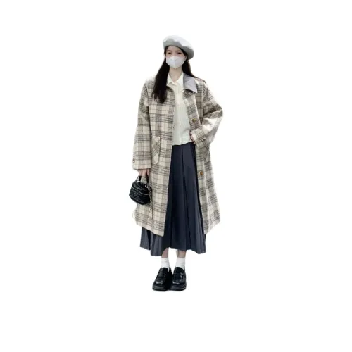 LANGQING Изображение Цвет Подарок Wave Прозрачный Бренд Наклеенный Женское Пальто