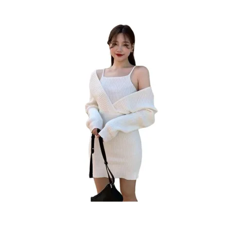 VINMUK Длинное платье с длинными рукавами женское