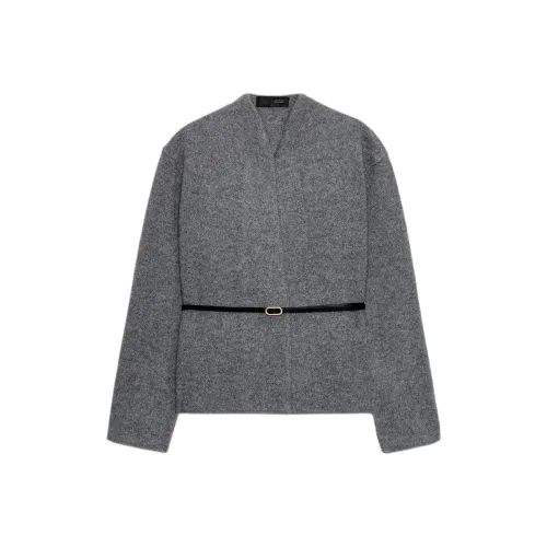 ZARA Средне-серый Женские Куртки