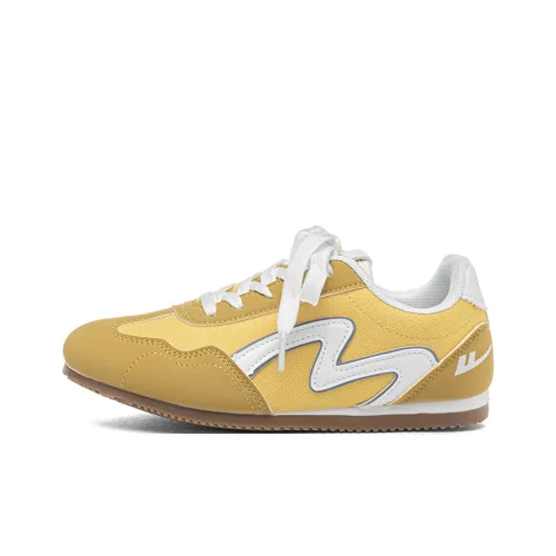 Warrior Slip-Resistant Дышащий Низкий Топ Немецкие Армейские Кроссовки Женские Желтый Белый