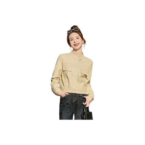 Devanro Женские Кожаные Куртки