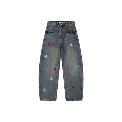 CHOCOOLATE XPB0424 Blue Unisex Jeans CHOCOOLATE XPB0424 Синий Унисекс Джинсы