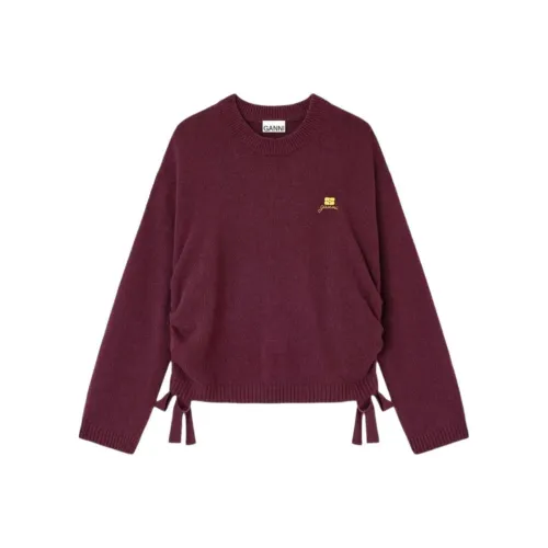 GANNI Red Women's Sweaters GANNI Красный Женские Свитера