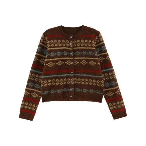 Dippanis Кофе Женские Трикотаж