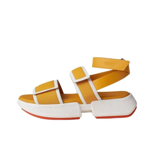 HERMES Geek Пляжные сандалии Женские Желтые
