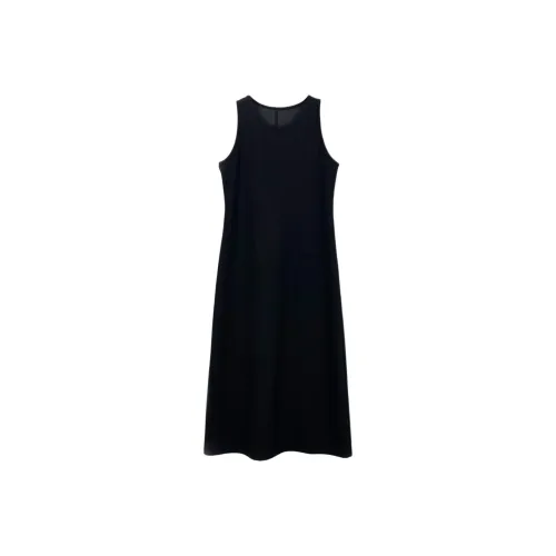 GZQJ Черное женское платье без рукавов