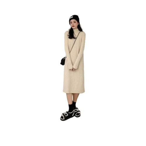 VINMUK Длинное платье с длинными рукавами женское