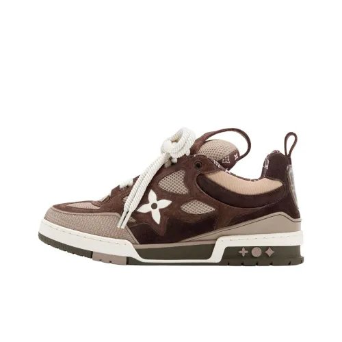 LOUIS VUITTON Skate Low Топ Скейтборд Кроссовки Мужские Коричневые