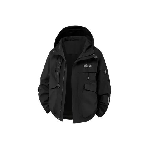 Caramella Водонепроницаемый Ветрозащитный Устойчивый к истиранию Термическая ветровка Унисекс