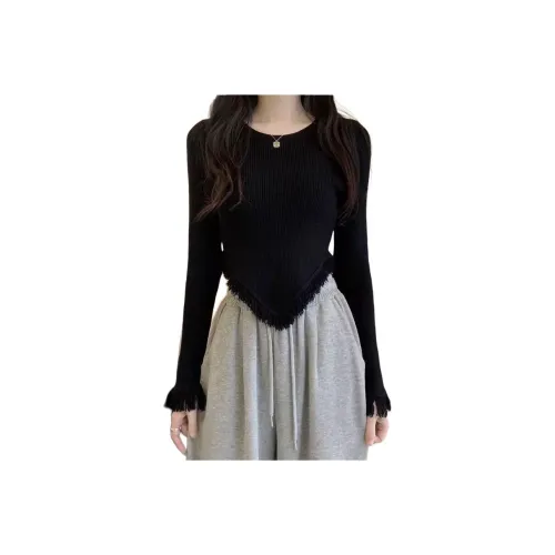 XIANSINIAO Черный Женский Трикотаж