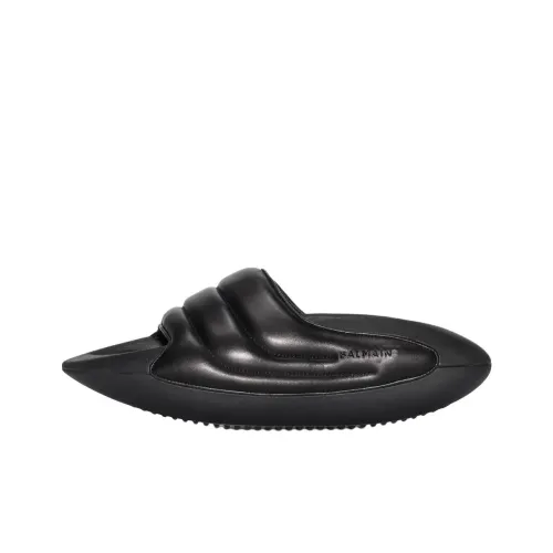 BALMAIN Rubber Slide Тапочки Мужские Черные